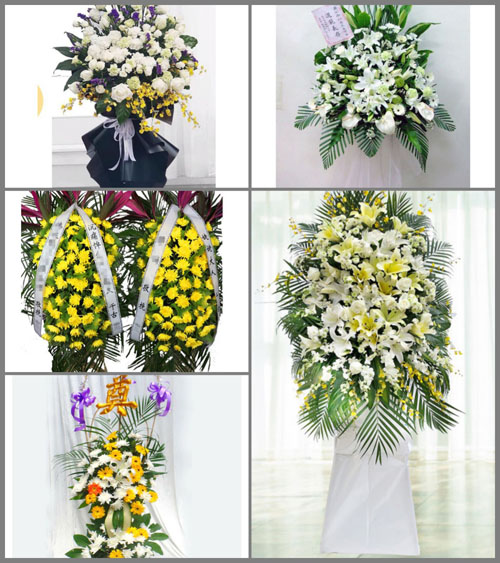 广西崇左龙州县八角乡白事花篮预定